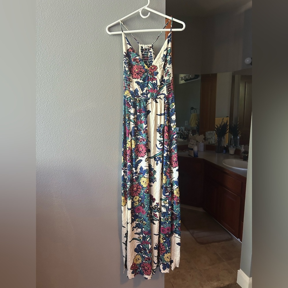 Free people floral maxi dress